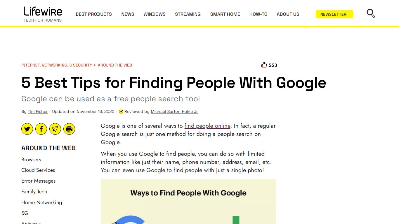 5 Best Tips for Finding People With Google - Lifewire